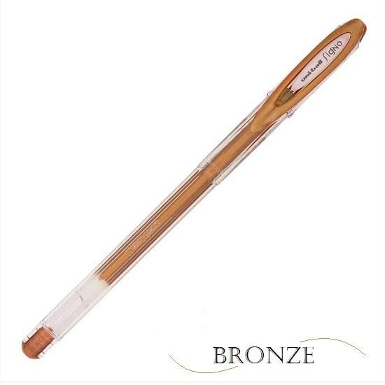 Caneta Uni UM-120NM Noble Metálica Bronze