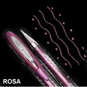 Caneta Uni UM-120NM Noble Metálica Rosa