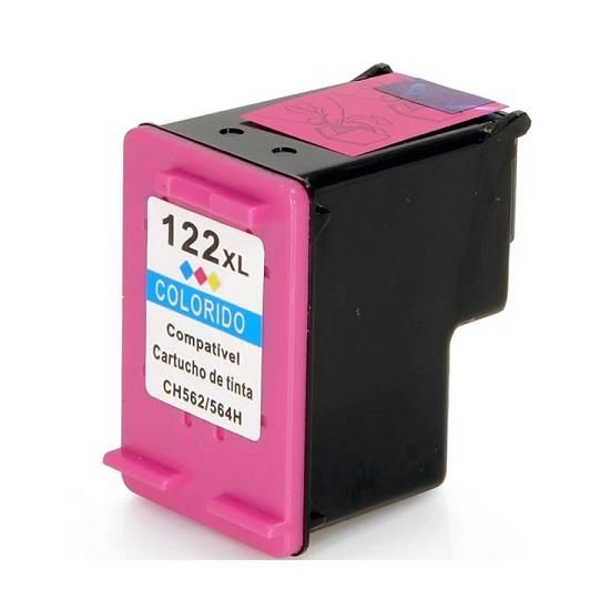 Cartucho HP 122XL HC-J12C Colorido 13ml. Compatível