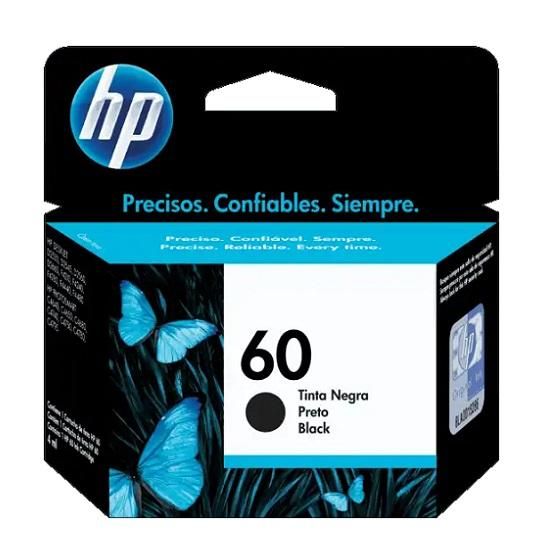 Cartucho HP CC640WB Ref. 60 Preto 4.5ml Original