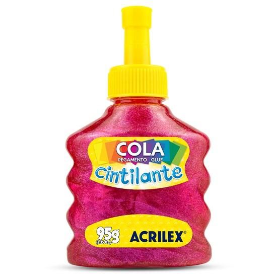 Cola Cintilante 95g. Pink 527 Acrilex