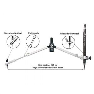 Compasso Técnico Ref. 9000 Trident