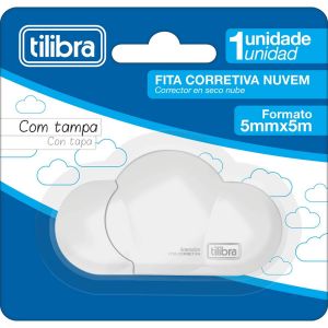 Corretivo Em Fita 5mm x 5m Nuvem Tilibra - Envio da Cor Conforme Disponibilidade do Estoque