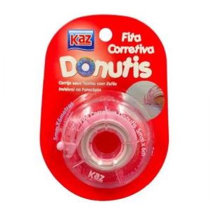 Corretivo Em Fita Roller Donuts 5mmx6M. KZ823RS Kaz