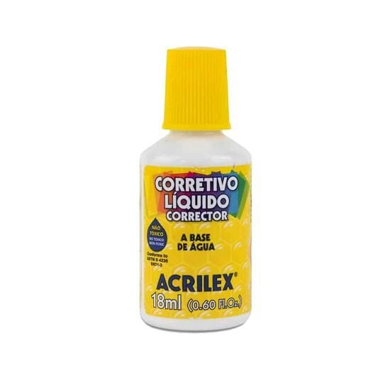 Corretivo Líquido 18ml. Acrilex