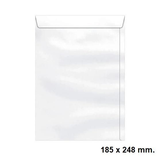 Envelope Saco 185x248mm Branco com 10 unidades