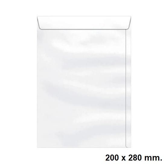 Envelope Saco 200x280mm Branco com 10 unidades