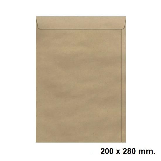 Envelope Saco 200x280mm Kraft Natural com 10 unidades