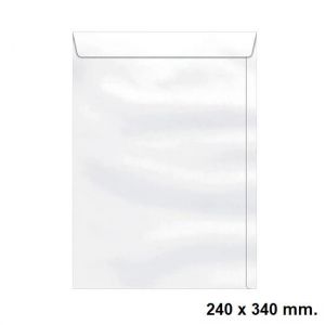 Envelope Saco 240x340mm. Branco com 10 unidades