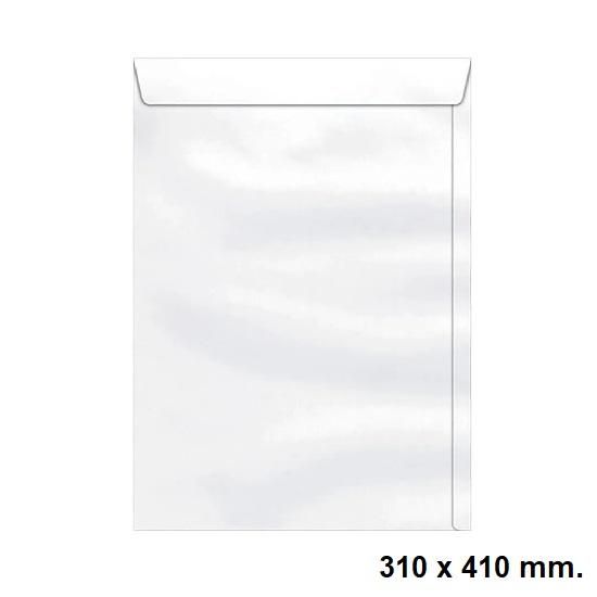 Envelope Saco 310x410mm. Branco com 10 unidades