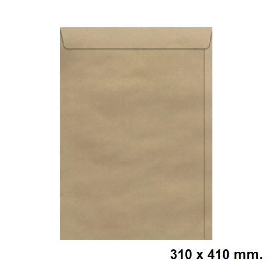 Envelope Saco 310x410mm. Kraft Natural com 10 unidades