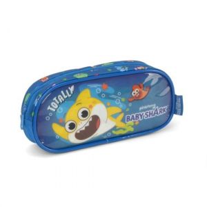 Estojo Escolar Baby Shark Azul EI39014BS Luxcel