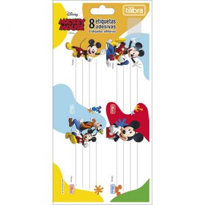 Etiqueta Escolar Adesiva Mickey Tilibra