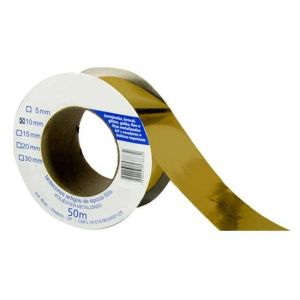 Fita Metaloide 10mm x 50 Mts. Ouro Só Natal