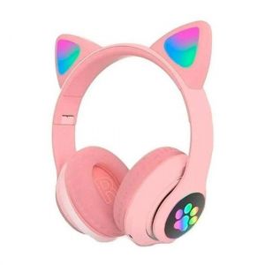 Fone Headset Sem Fio Gatinho STN28 - Envio de Cores Conforme Disponibilidade do Estoque