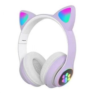 Fone Headset Sem Fio Gatinho STN28 - Envio de Cores Conforme Disponibilidade do Estoque