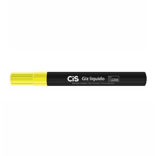 Giz Líquido 5mm Amarelo Cis