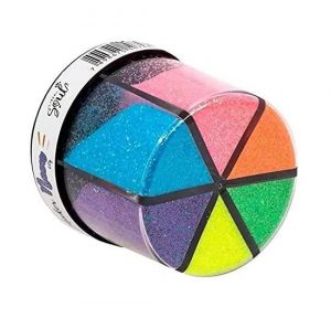 Glitter Shaker Neon 6 Cores GL0400 BRW - Envio De Cores e Estampas Conforme Disponibilidade do Estoque