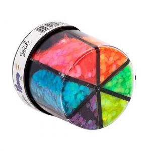 Glitter Shaker Neon 6 Cores GL0400 BRW - Envio De Cores e Estampas Conforme Disponibilidade do Estoque