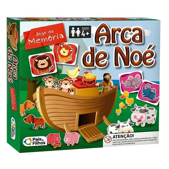 Jogo Da Memória Arca De Noé 2785 Pais e Filhos