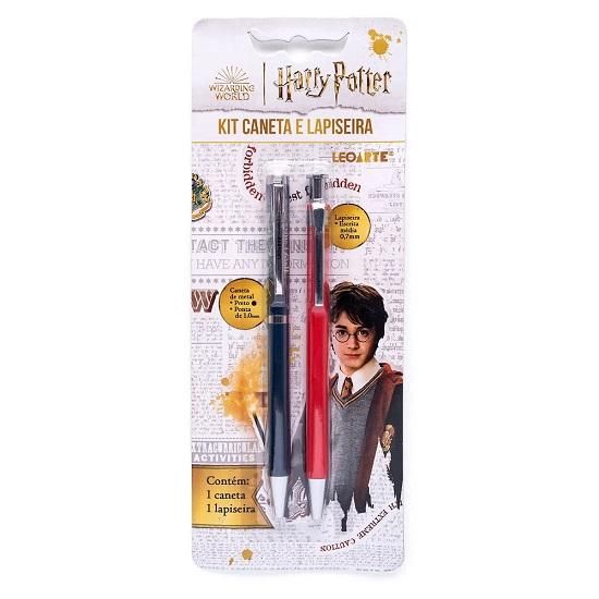 Kit Caneta e Lapiseira Harry Potter 79642 Leo & Leo