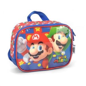 Lancheira Sem Acessórios Super Mario Vermelho LA39433MO Luxcel