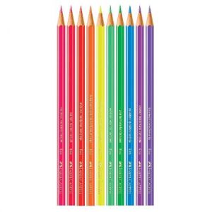 Lápis De Cor 10 Cores Neon 120410N Faber Castell