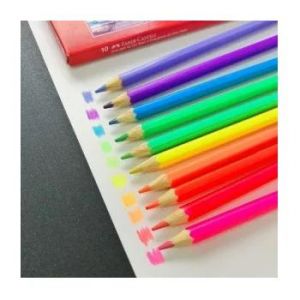 Lápis De Cor 10 Cores Neon 120410N Faber Castell