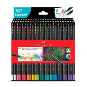 Lápis De Cor 100 Cores Supersoft Faber Castell