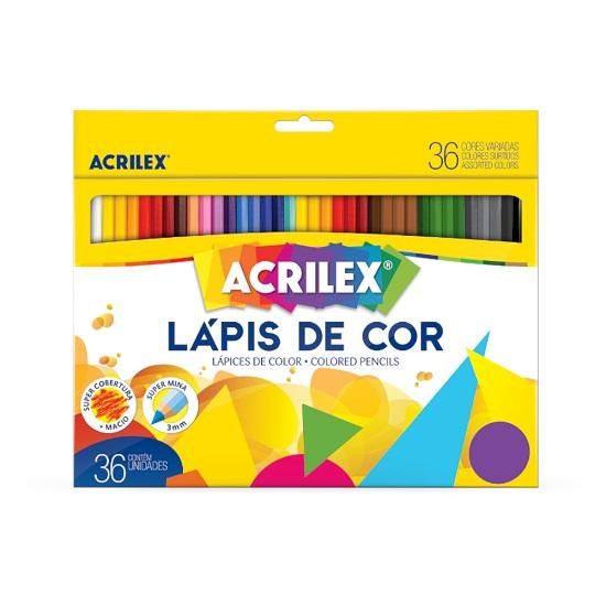 Lápis De Cor 36 Cores Acrilex