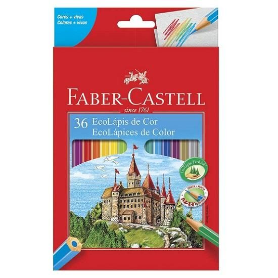 Lápis De Cor 36 Cores Faber Castell