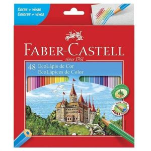 Lápis De Cor 48 Cores Ref. 120148 Faber Castell