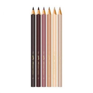 Lápis De Cor 6 Cores Jumbo Caras e Cores Faber Castell