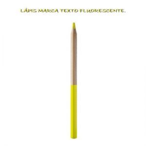 Lápis Marca Texto Fluorescente Amarelo 679570 Tris