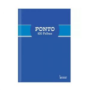 Livro De Ponto 1/4 Com 100 Folhas Tamoio