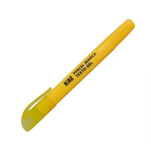 Marca Texto Gel Amarelo KZ2038 Kaz