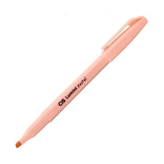 Marca Texto Laranja Pastel Lumini Cis