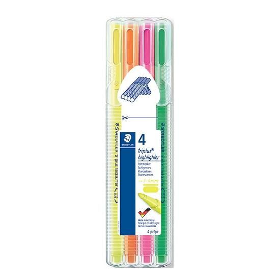 Marca Texto Triplus Com 4 Cores 362SB4 Staedtler