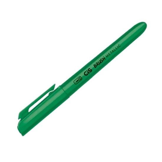 Marcador Brush Metallic Verde Cis