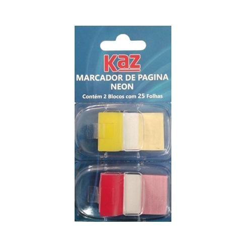 Marcador De Página Com 25 Folhas KZ4320 Kaz