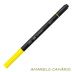 Marcador Dual Brush Aquarelável Amarelo Canário Cis