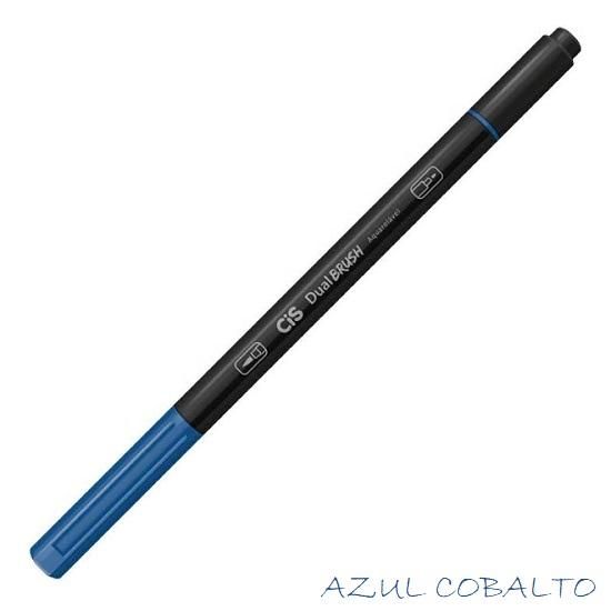 Marcador Dual Brush Aquarelável Azul Cobalto Cis