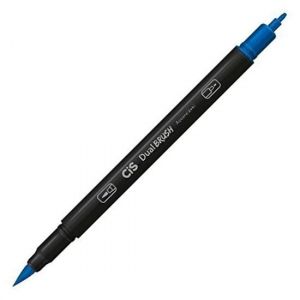 Marcador Dual Brush Aquarelável Azul Escuro Cis