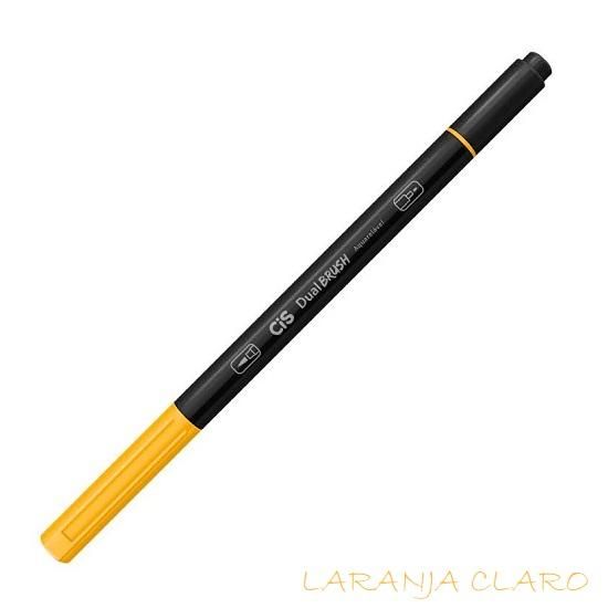 Marcador Dual Brush Aquarelável Laranja Claro Cis