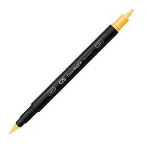 Marcador Dual Brush Aquarelável Laranja Claro Cis