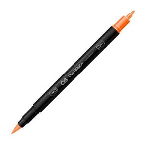 Marcador Dual Brush Aquarelável Laranja Escuro Cis