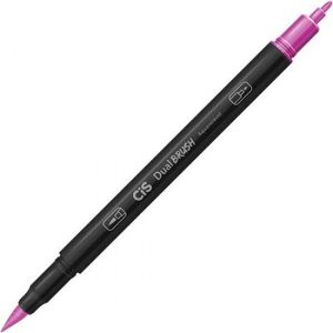 Marcador Dual Brush Aquarelável Magenta Cis