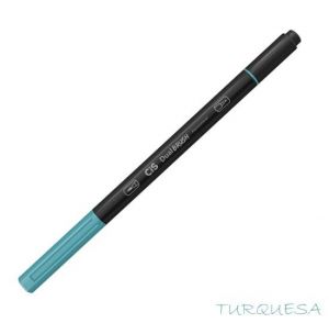 Marcador Dual Brush Aquarelável Turquesa Cis