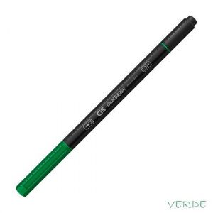 Marcador Dual Brush Aquarelável Verde Cis