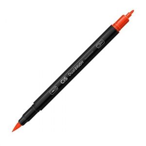 Marcador Dual Brush Aquarelável Vermelho Cis